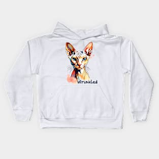 Wrinkled cute animal Kids Hoodie